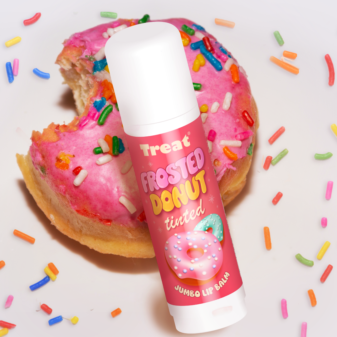 Frosted Donut Tinted Jumbo Organic Lip Balm