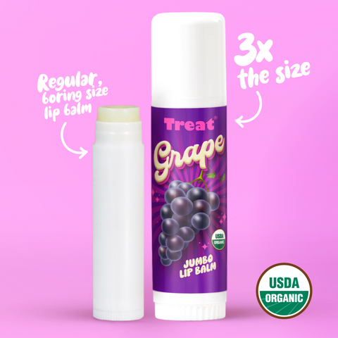 Grape Jumbo Organic Lip Balm