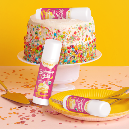 Lemon Buttercream Birthday Cake Jumbo Organic Lip Balm