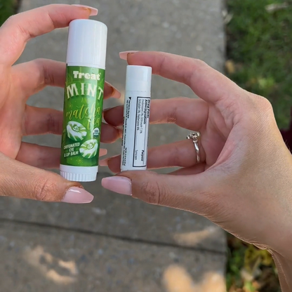 Mint & Matcha Tea Caffeinated Jumbo Organic Eye & Lip Balm