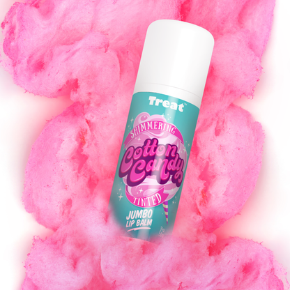 Shimmering Cotton Candy Tinted Jumbo Lip Balm