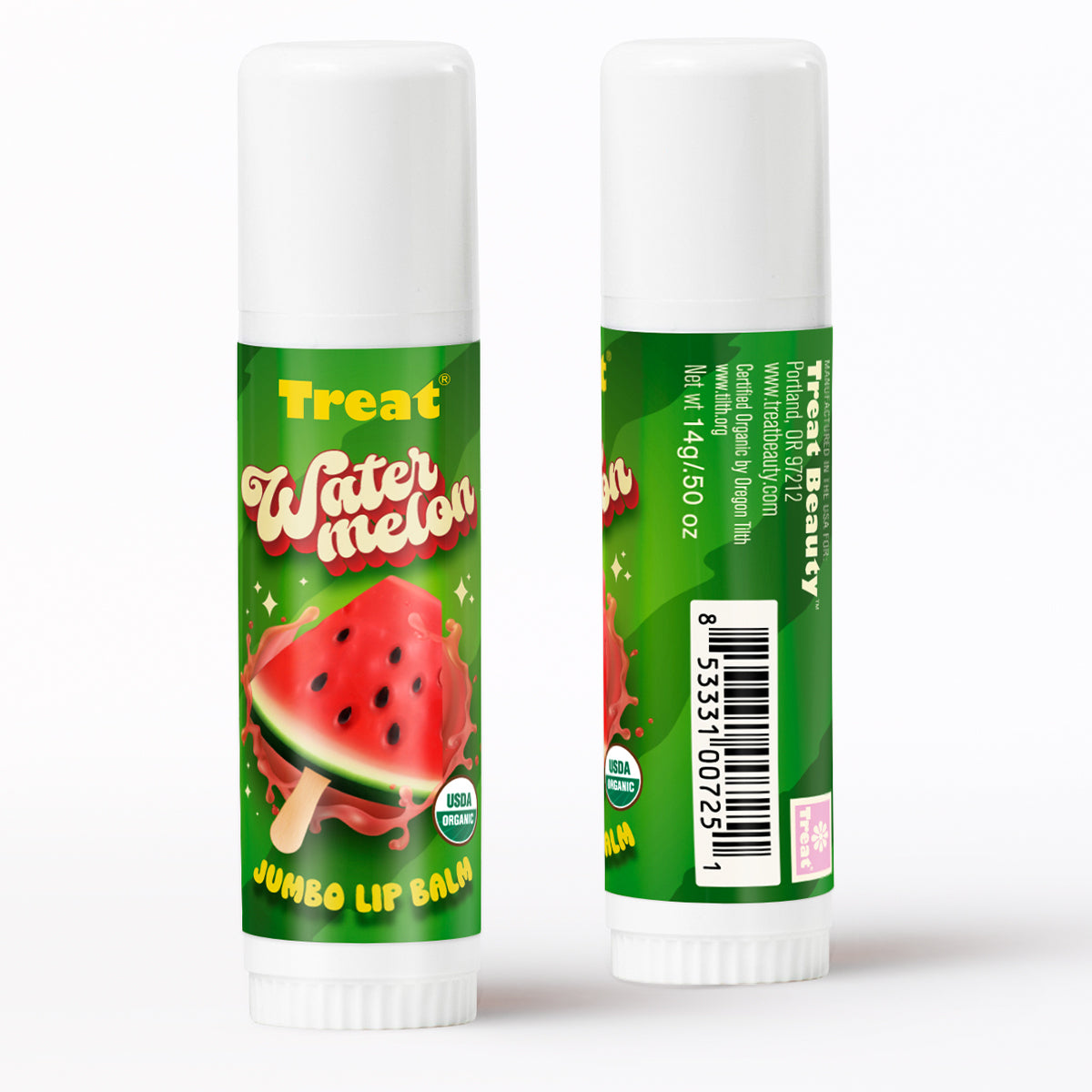 Watermelon Jumbo Organic Lip Balm