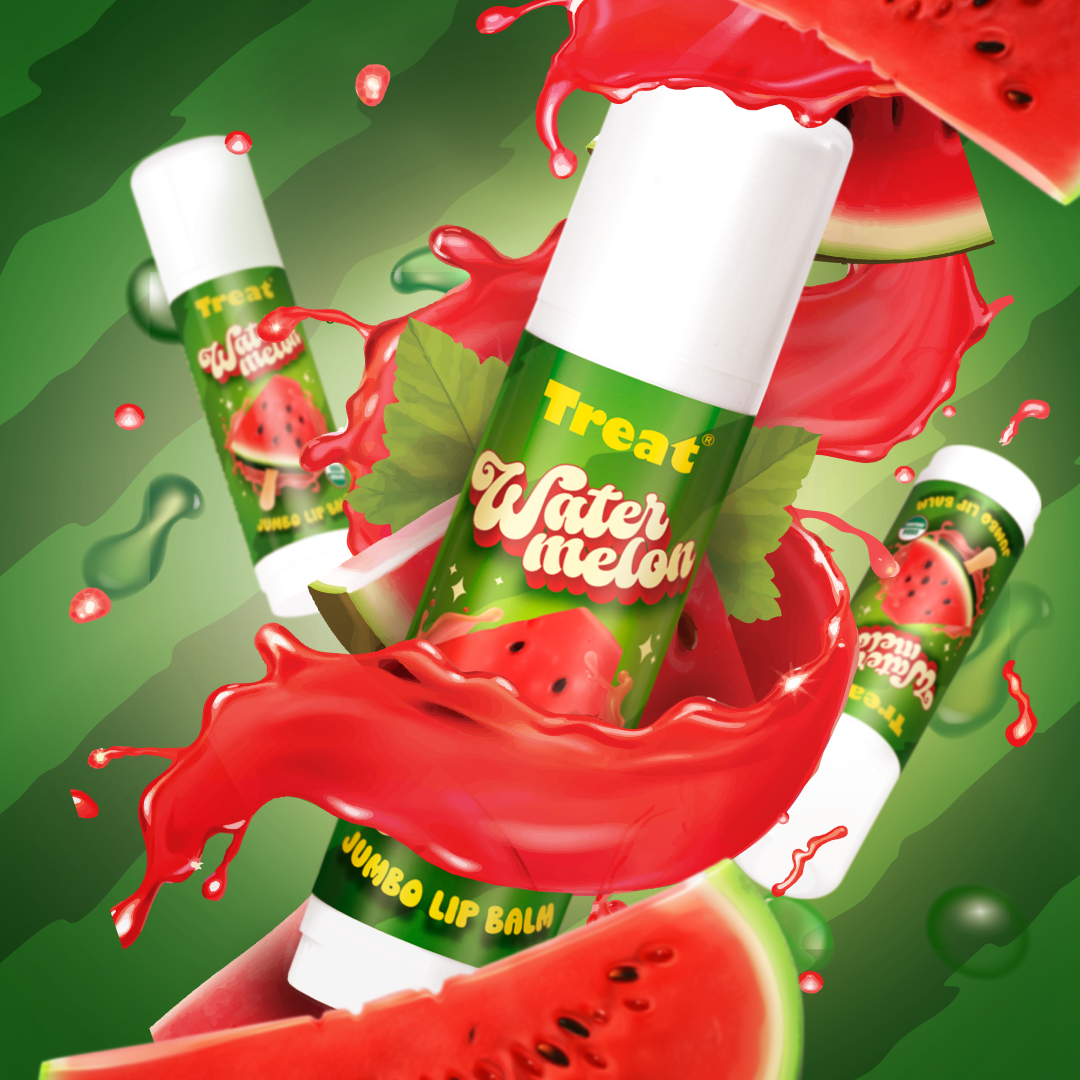 Watermelon Jumbo Organic Lip Balm