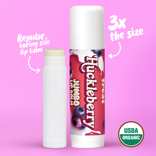 Huckleberry Jumbo Organic Lip Balm