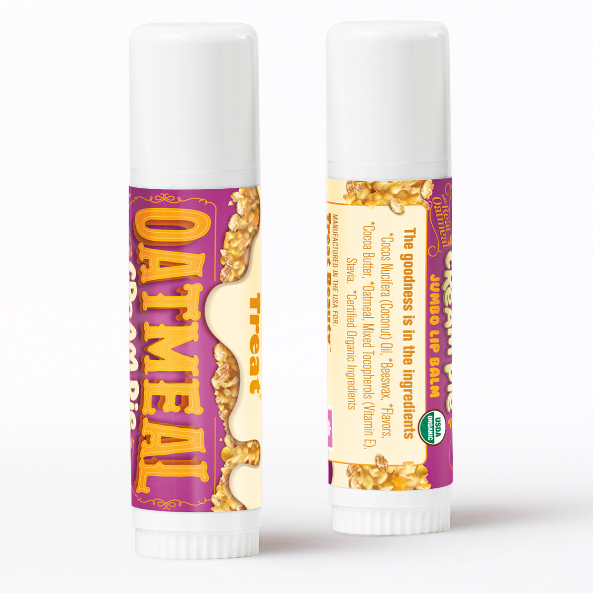 Oatmeal Cream Pie Jumbo Organic Lip Balm