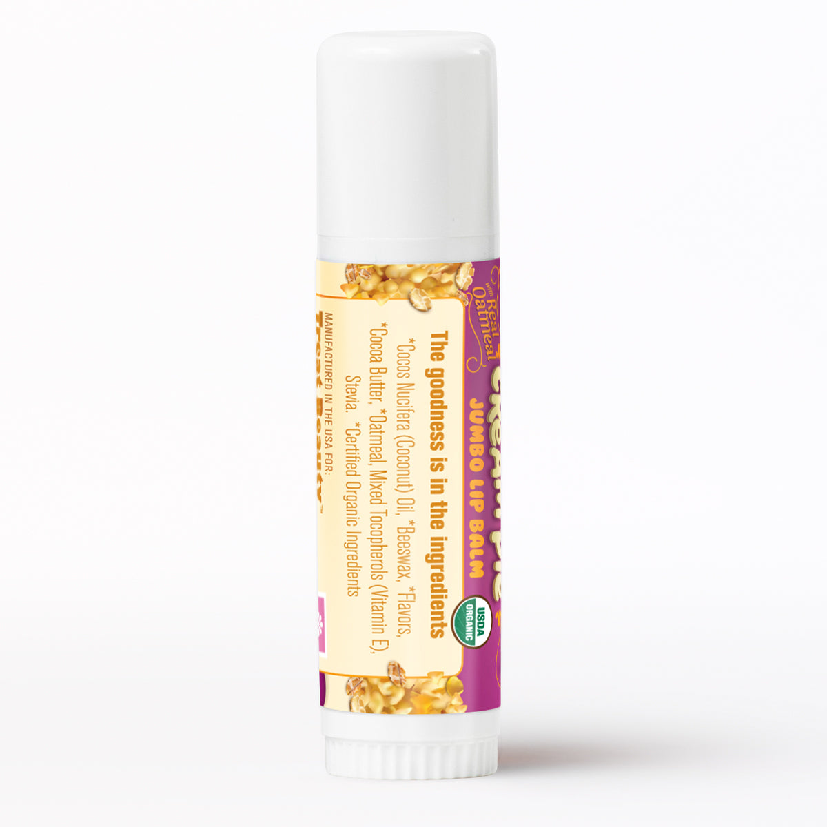 Oatmeal Cream Pie Jumbo Organic Lip Balm