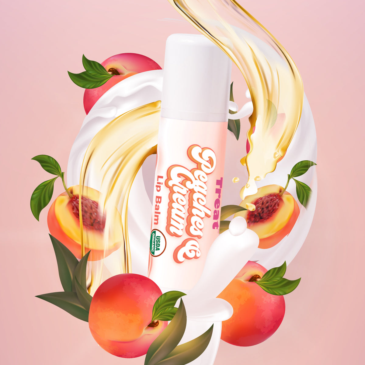 Peaches and Cream Jumbo Lip Balm