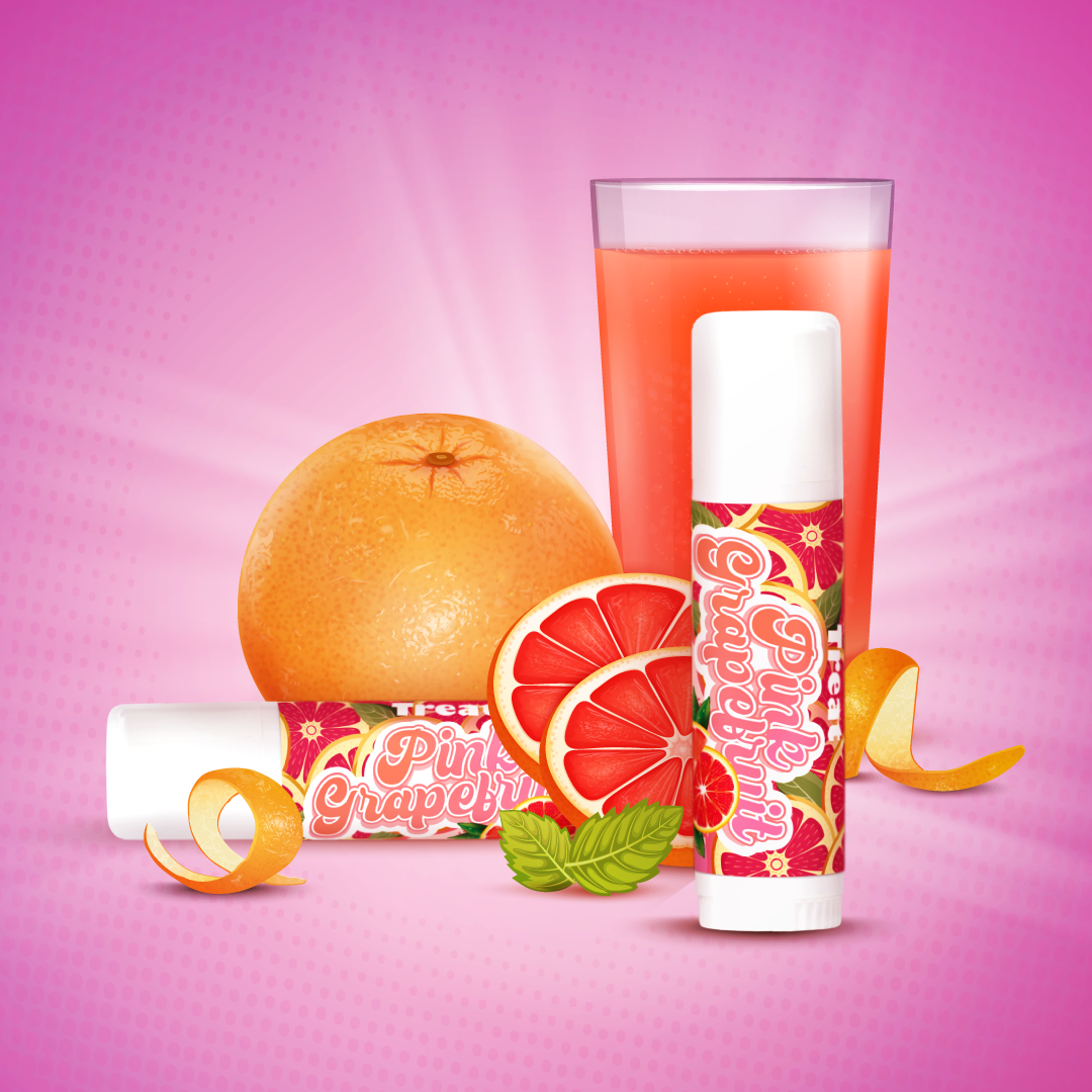 Pink Grapefruit Jumbo Lip Balm 