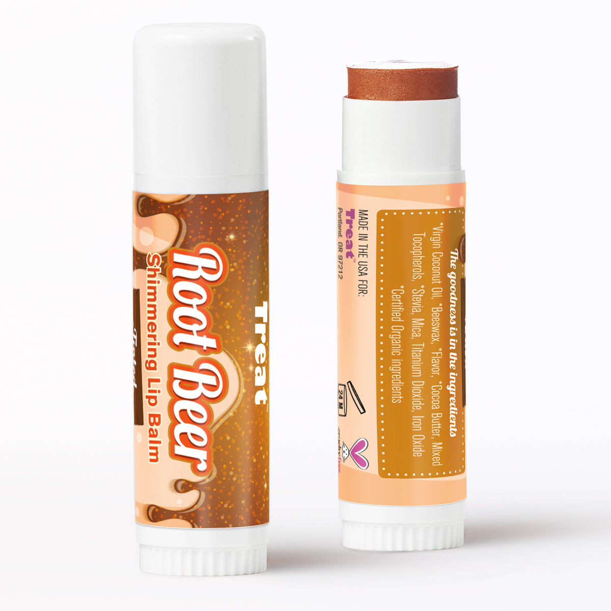 Root Beer Shimmering Tinted Lip Balm
